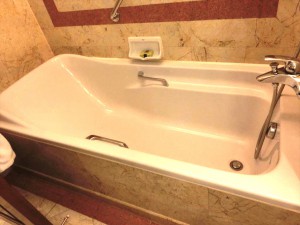 バンコクのインターコンチネンタルホテルの風呂