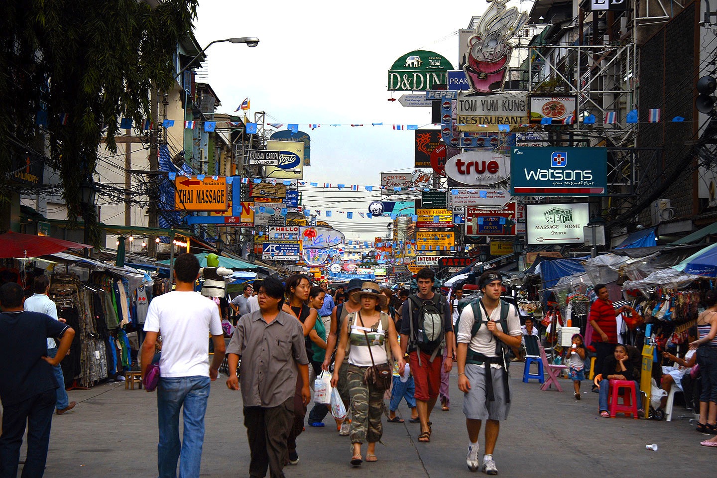 カオサン通り-バンコクの観光スポット-2