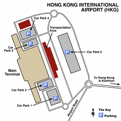 香港国際空港-免税店-MAP