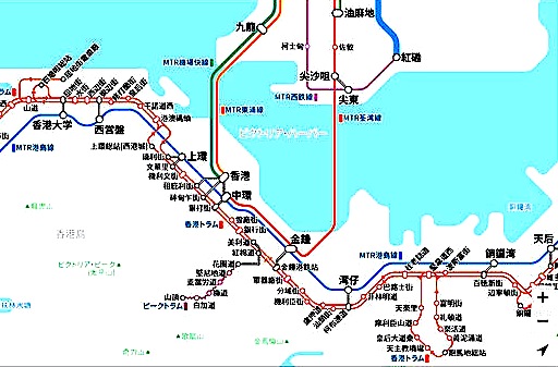 香港-トラム-路面電車-路線図-1