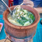 バンコクのタイ料理！ シーロムの人気の屋台 イサーン チムチュム鍋